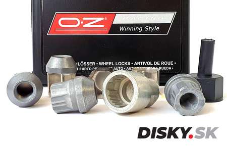 Bezpečnostné matice OZ Racing D11 - M12x1,25 60° K19