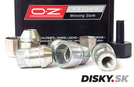 Bezpečnostné matice OZ Racing D12 - M12x1,25 60° K19