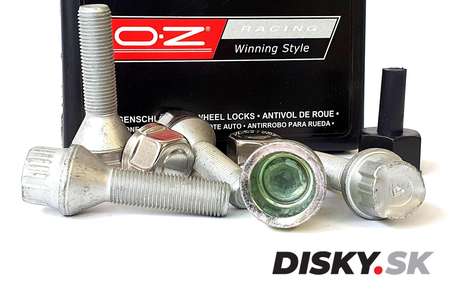 Bezpečnostné skrutky OZ Racing B07 - M12x1,25x40mm 60° K19