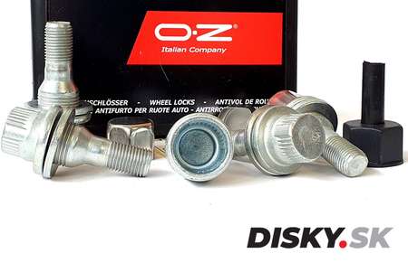 Bezpečnostné skrutky OZ Racing BE8 - M12x1,25x36mm FL K19