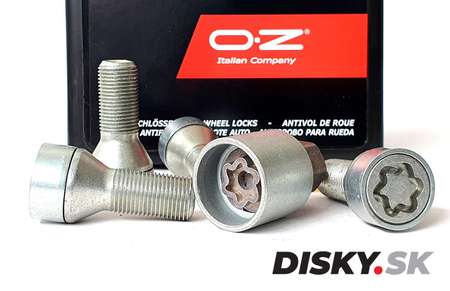 Bezpečnostné skrutky OZ Racing N1E - M14x1,25x27mm 60° K17